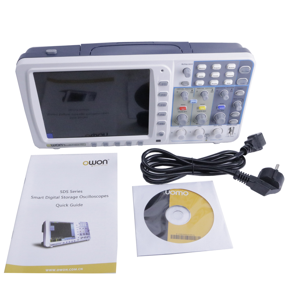جهاز راسم الذبذبات الرقمي OWON - مراجعة Digital Storage Oscilloscope 100Mhz وسعره